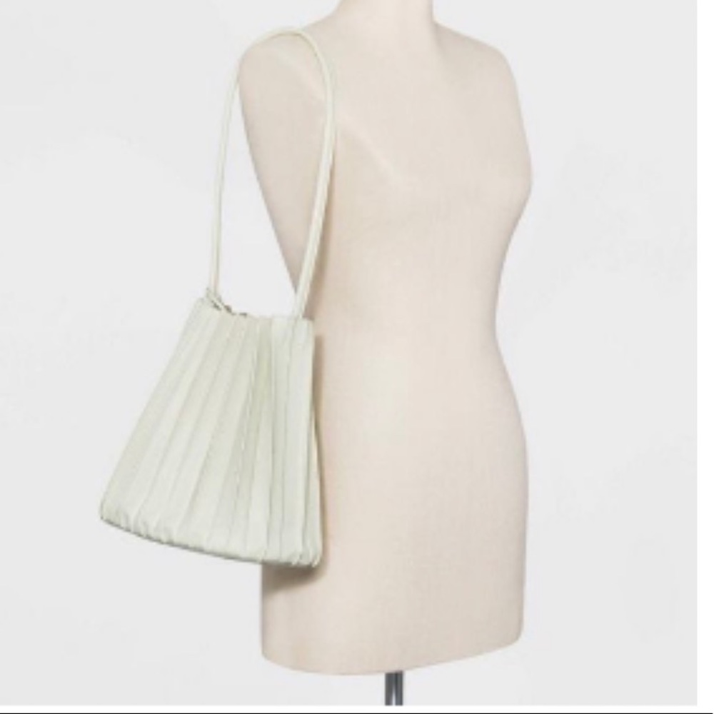 A New Day Pleated bucket bag.